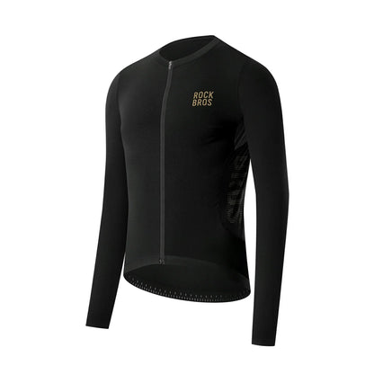 Men¡¯s Long Sleeve Cycling Jersey Lightweight with Breathable Mesh Panels