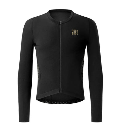 Men¡¯s Long Sleeve Cycling Jersey Lightweight with Breathable Mesh Panels