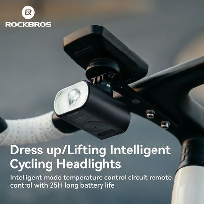 M5 Smart Bike Headlight 1000LM with Digital Display & Remote Control