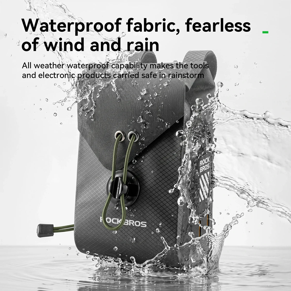 Magnetic Bike Snack Bag 1.1L Waterproof Handlebar Bag