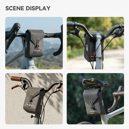 Magnetic Bike Snack Bag 1.1L Waterproof Handlebar Bag