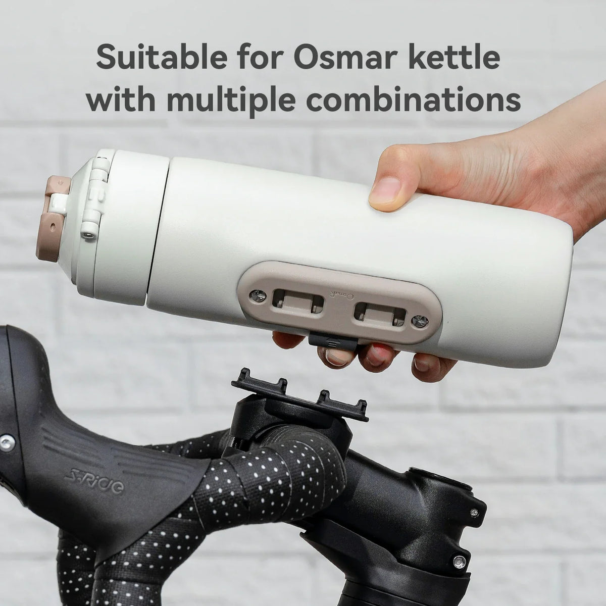 Magnetic Bike Phone Mount 360° Silicone Holder Quick-Release