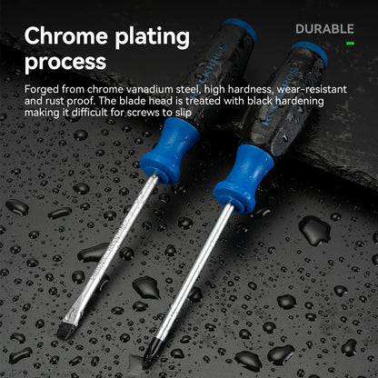 Bike Repair Screwdriver Set with Optional Extended Spoke Wrench