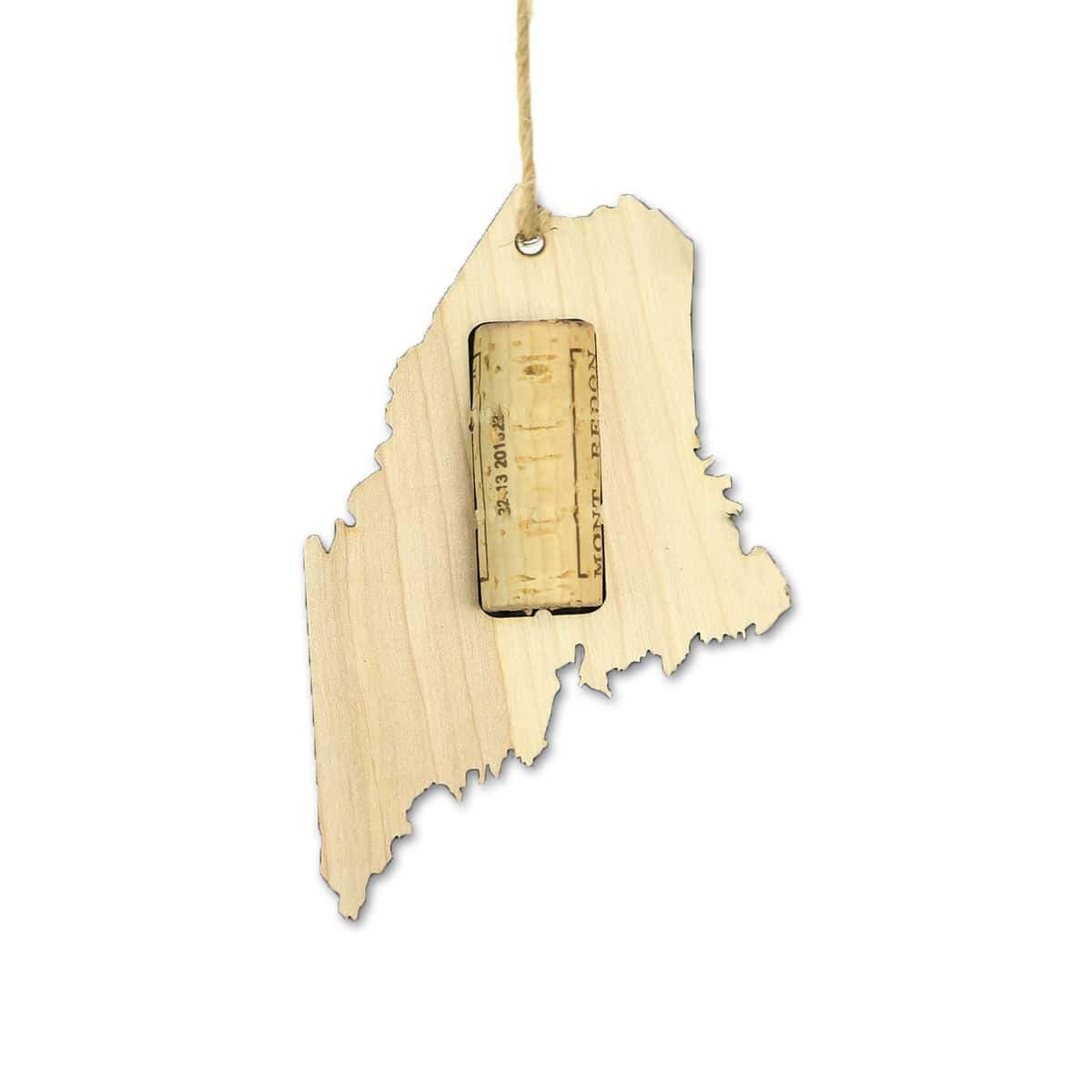 Maine Wine Cork Holder Ornaments