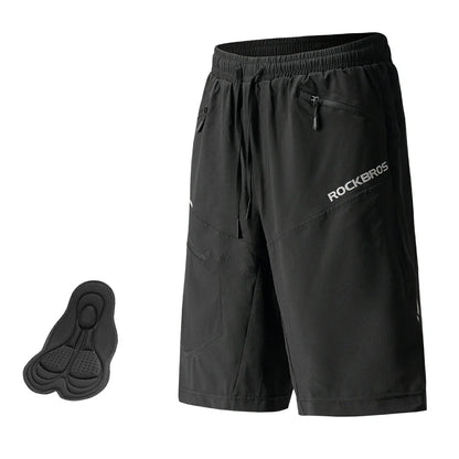 Men's 2-in-1 Padded MTB Cycling Shorts