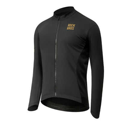 Men's Winter Cycling Jacket Windproof Thermal Fleece for 41–59°F