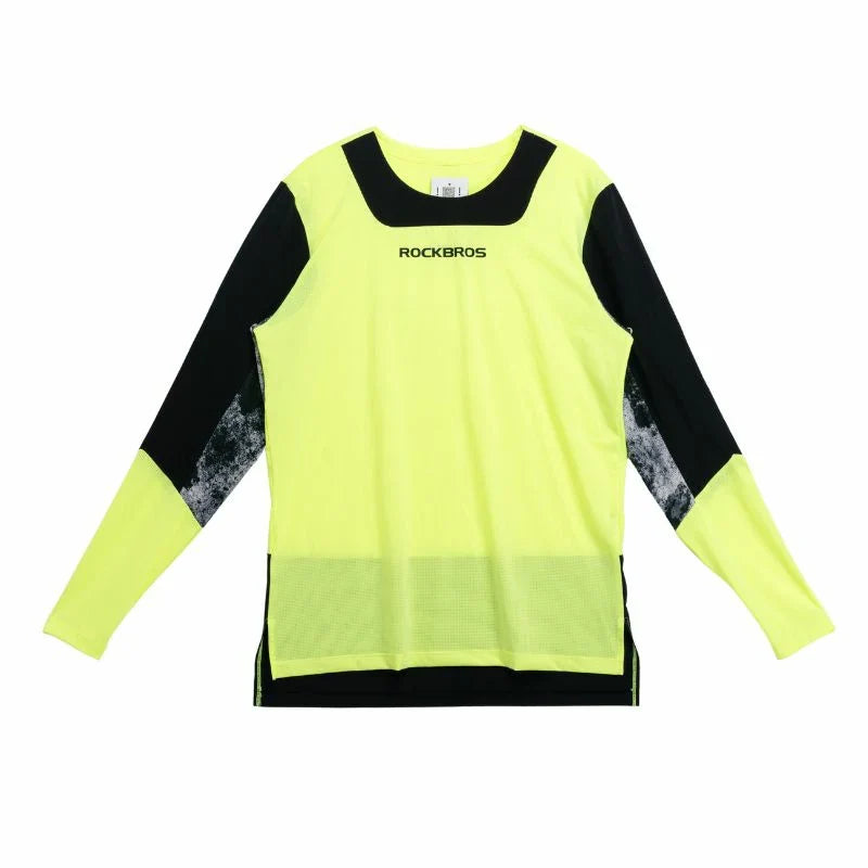 Men's Long Sleeve MTB Cycling Jersey Quick-Dry Breathable