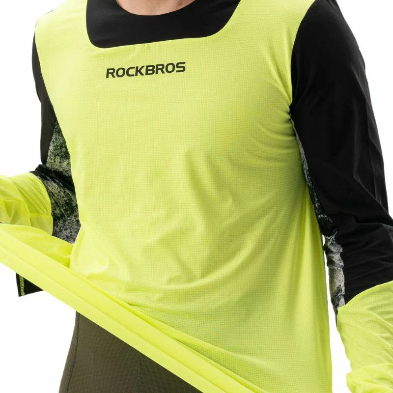 Men's Long Sleeve MTB Cycling Jersey Quick-Dry Breathable