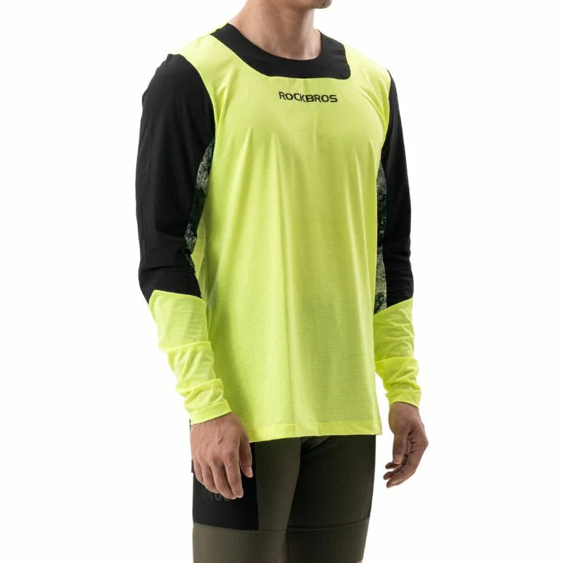 Men's Long Sleeve MTB Cycling Jersey Quick-Dry Breathable