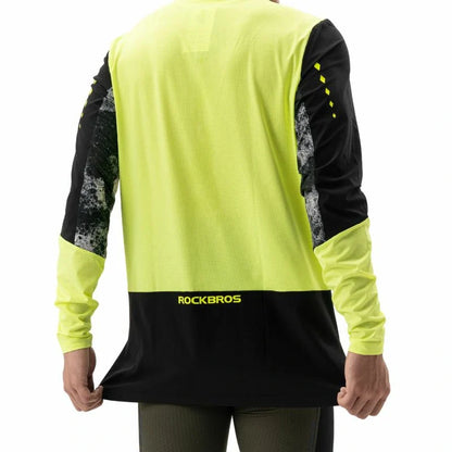 Men's Long Sleeve MTB Cycling Jersey Quick-Dry Breathable