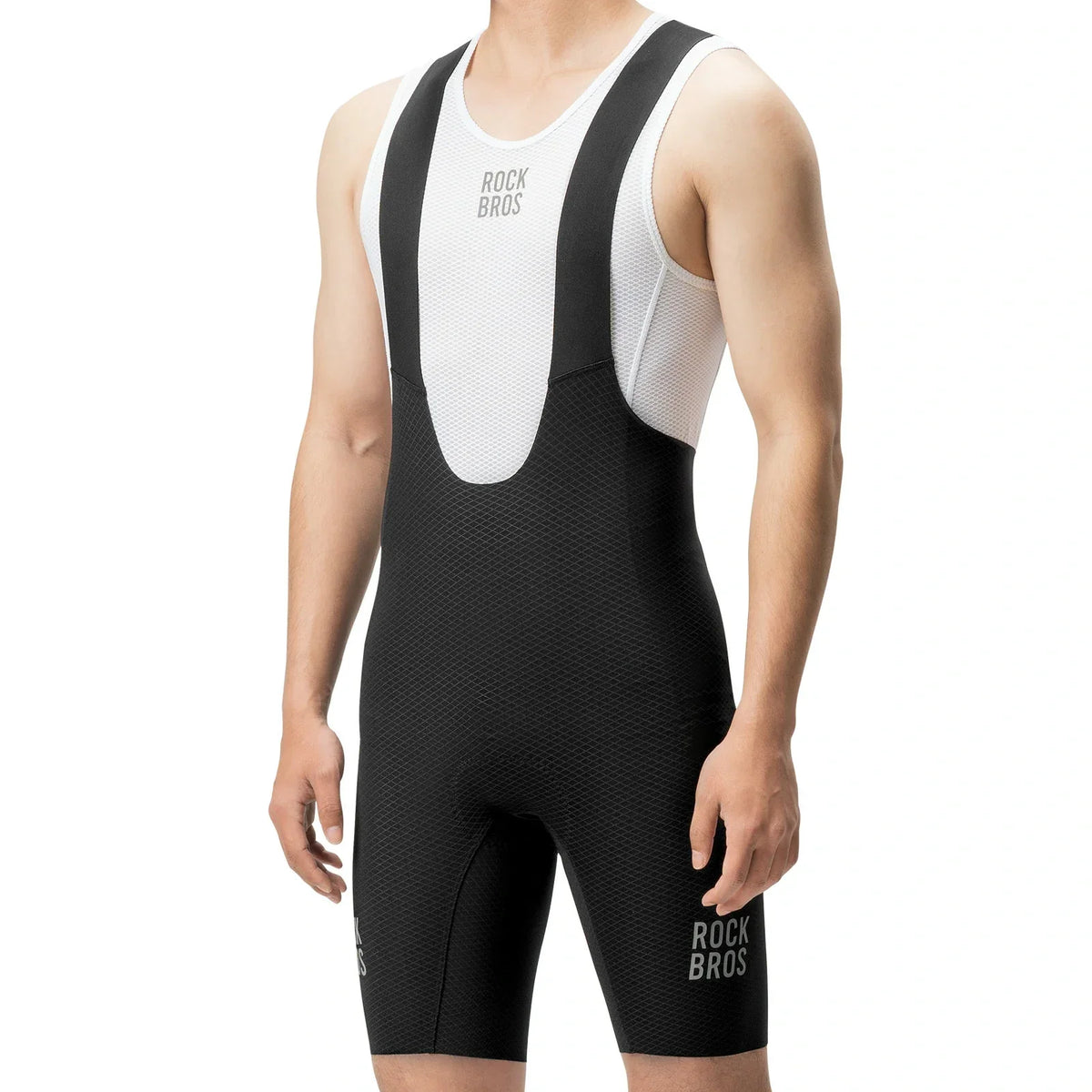 Men's Cycling Bib Shorts with 3D Padding Breathable Stretch Fabric