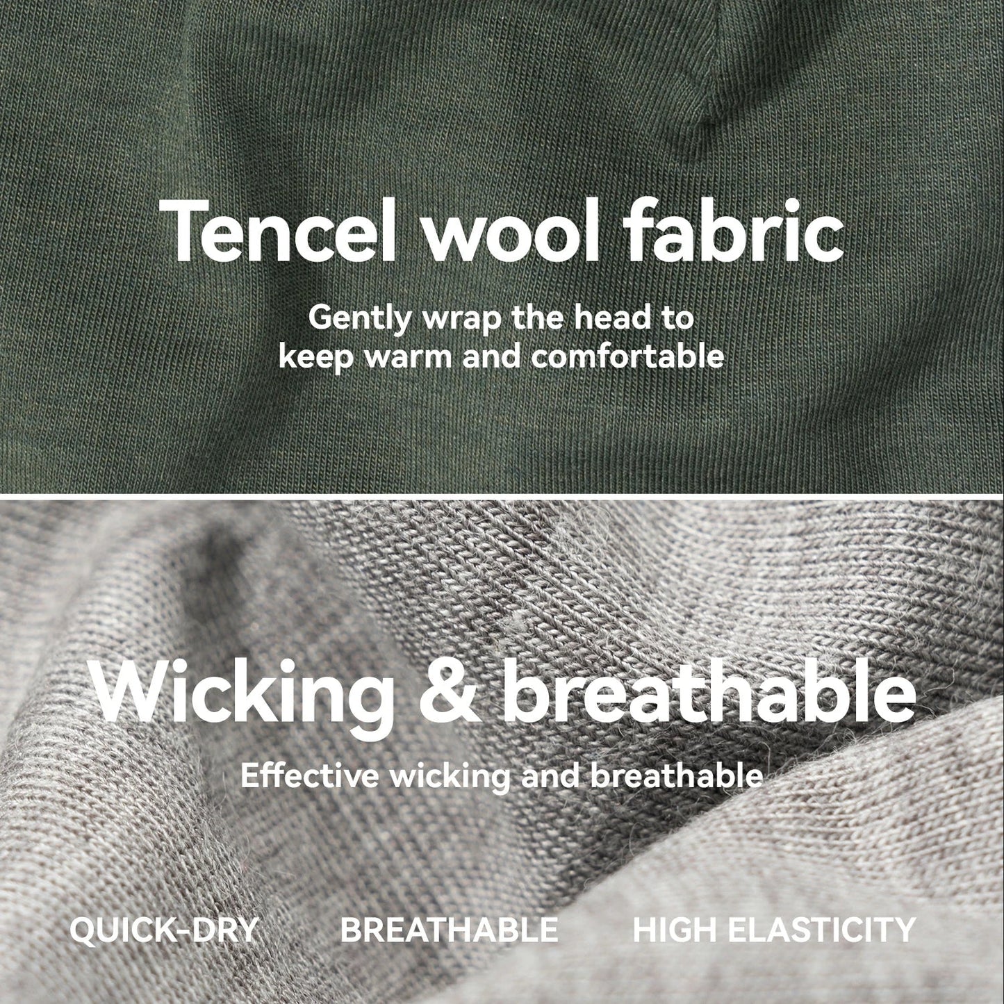 Merino Wool Winter Hat for Men Women