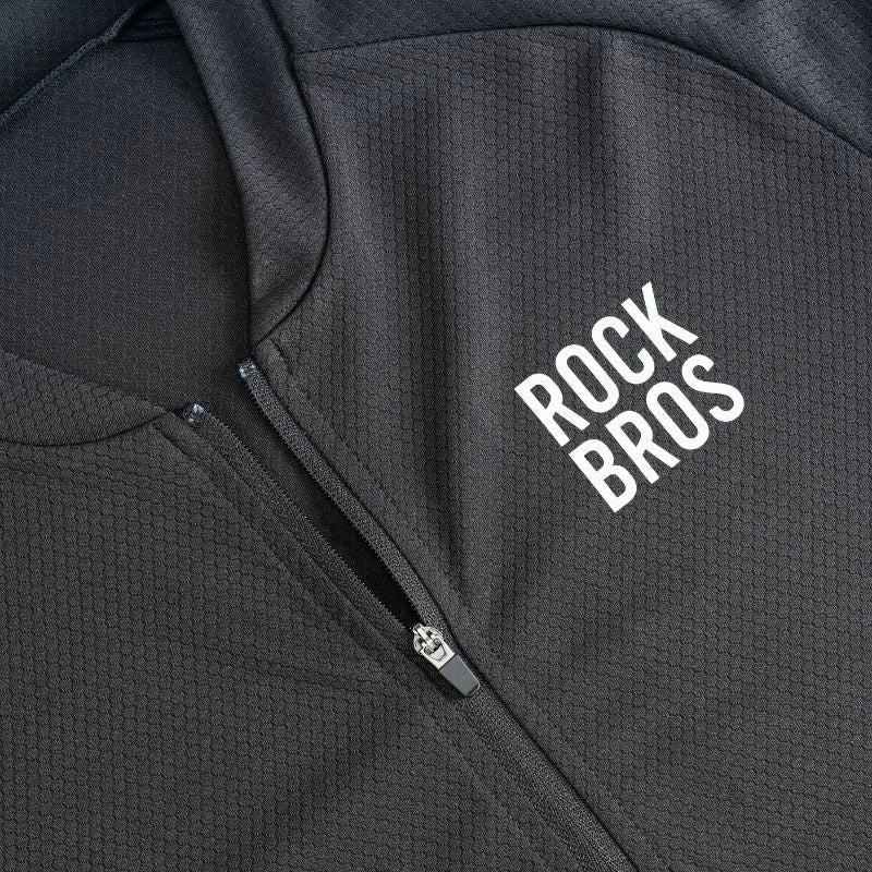 Men’s Summer Long Sleeve Cycling Jersey – Mesh Half-Zip