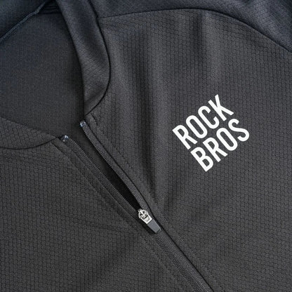 Men’s Summer Long Sleeve Cycling Jersey – Mesh Half-Zip