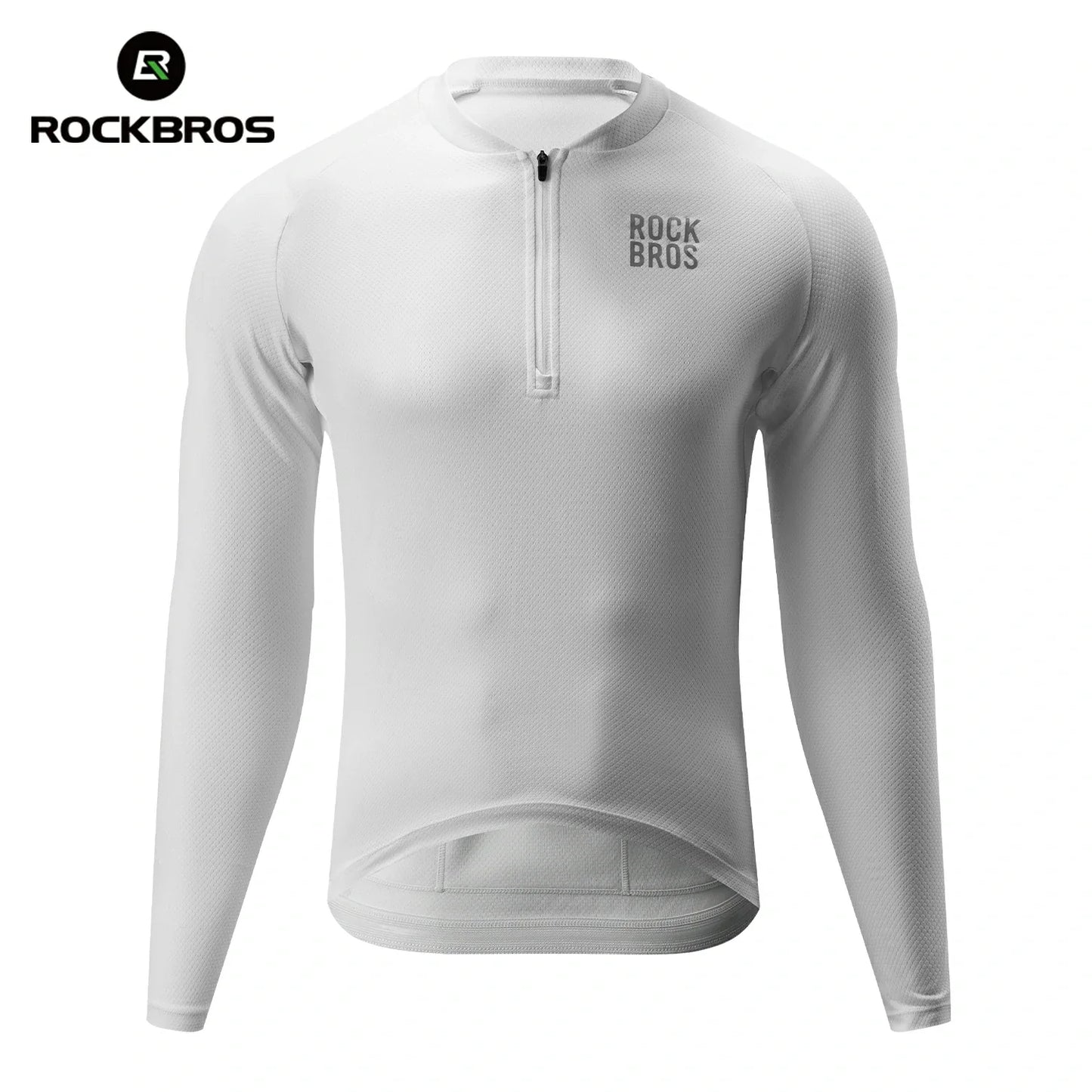 Men’s Summer Long Sleeve Cycling Jersey – Mesh Half-Zip