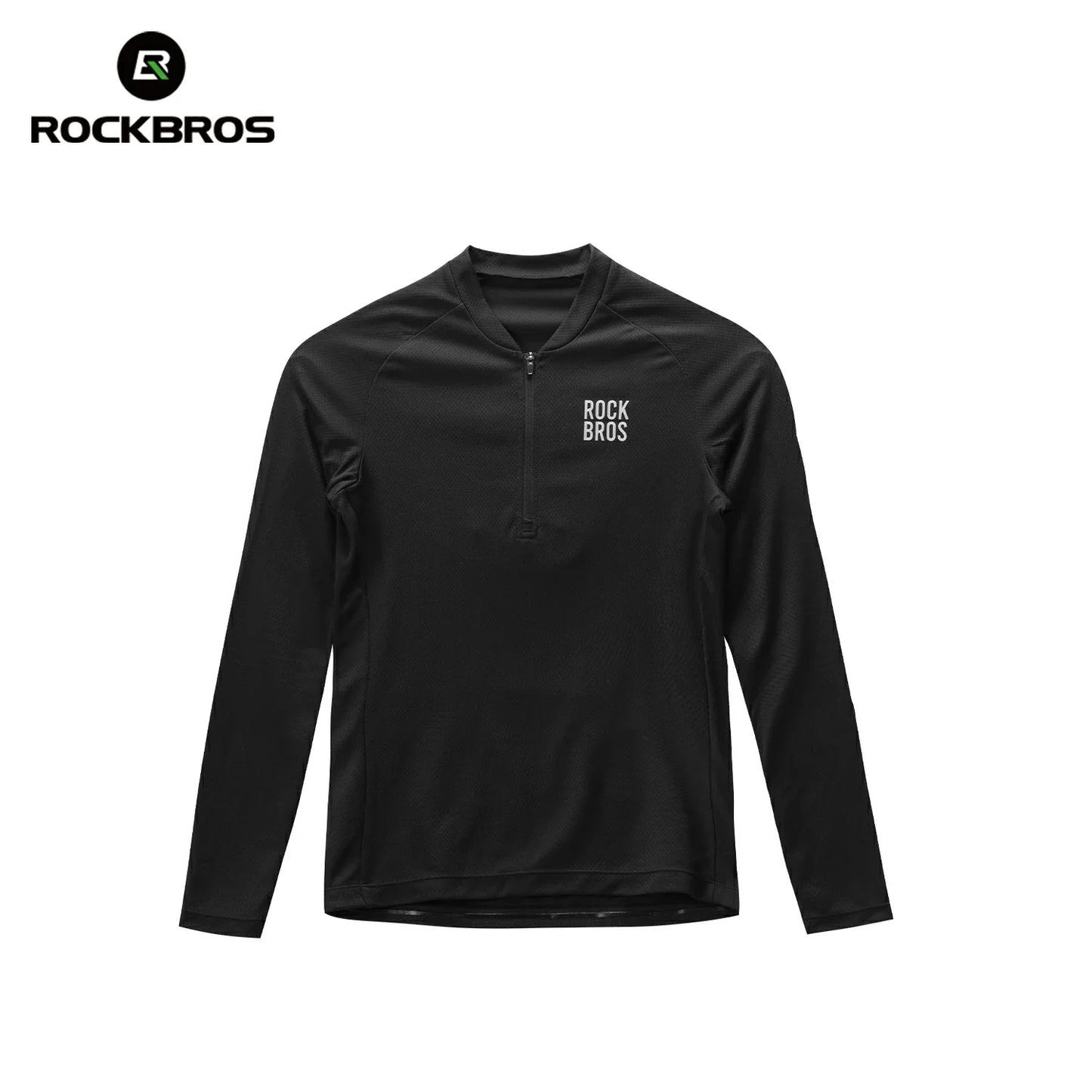 Men’s Summer Long Sleeve Cycling Jersey – Mesh Half-Zip
