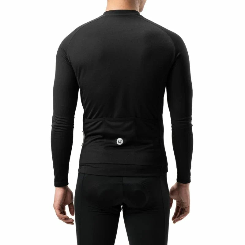 Men’s Summer Long Sleeve Cycling Jersey – Mesh Half-Zip