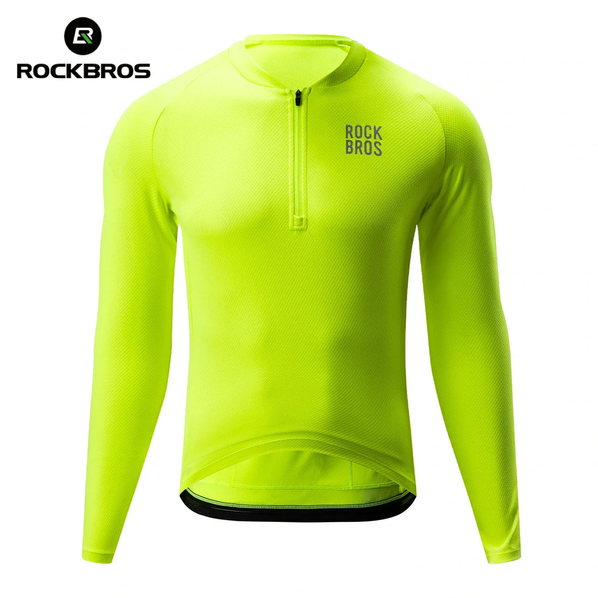 Men’s Summer Long Sleeve Cycling Jersey – Mesh Half-Zip