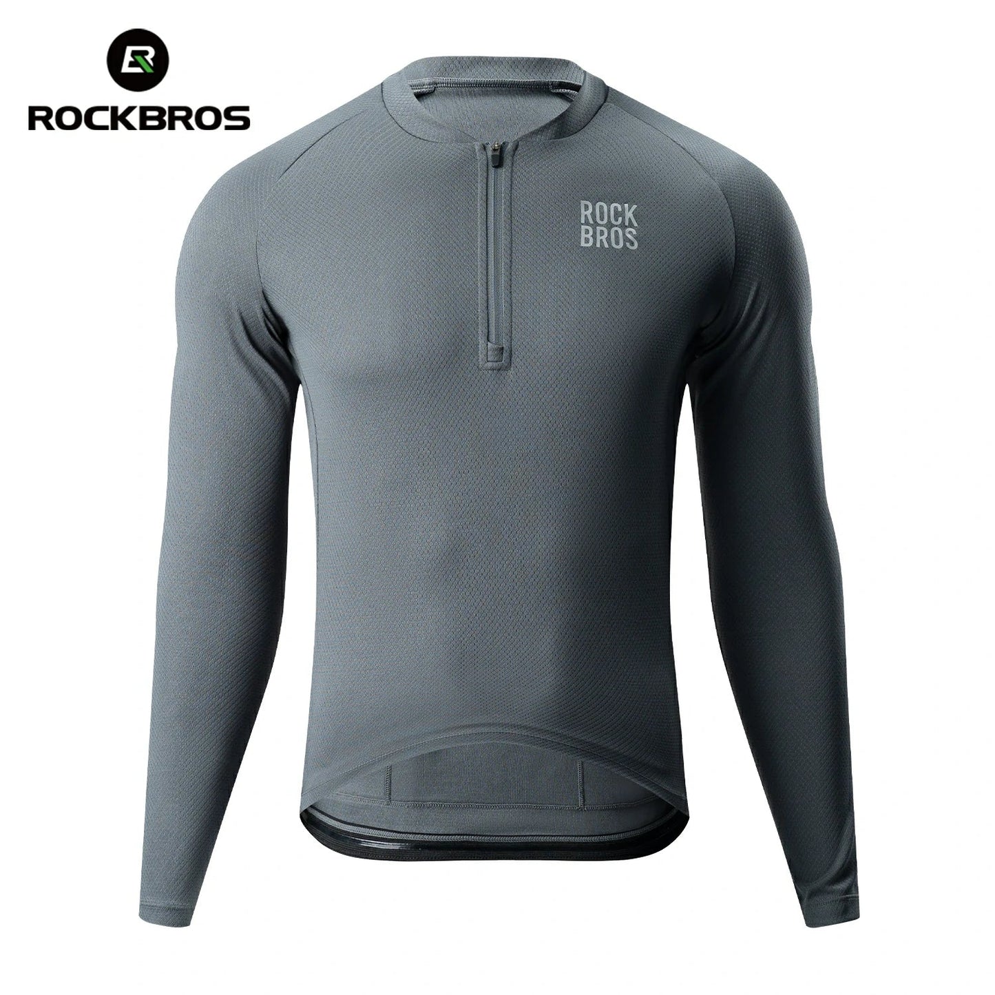 Men’s Summer Long Sleeve Cycling Jersey – Mesh Half-Zip