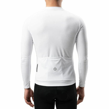 Men’s Summer Long Sleeve Cycling Jersey – Mesh Half-Zip