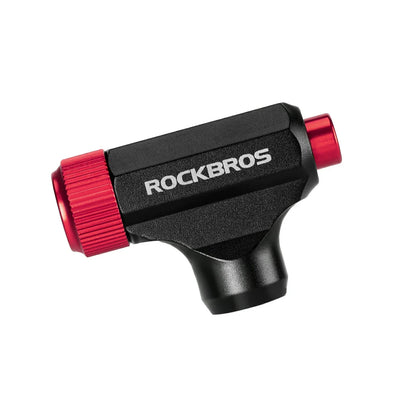 CO2 Bike Tire Inflator with Pressure Gauge for Presta & Schrader Valves