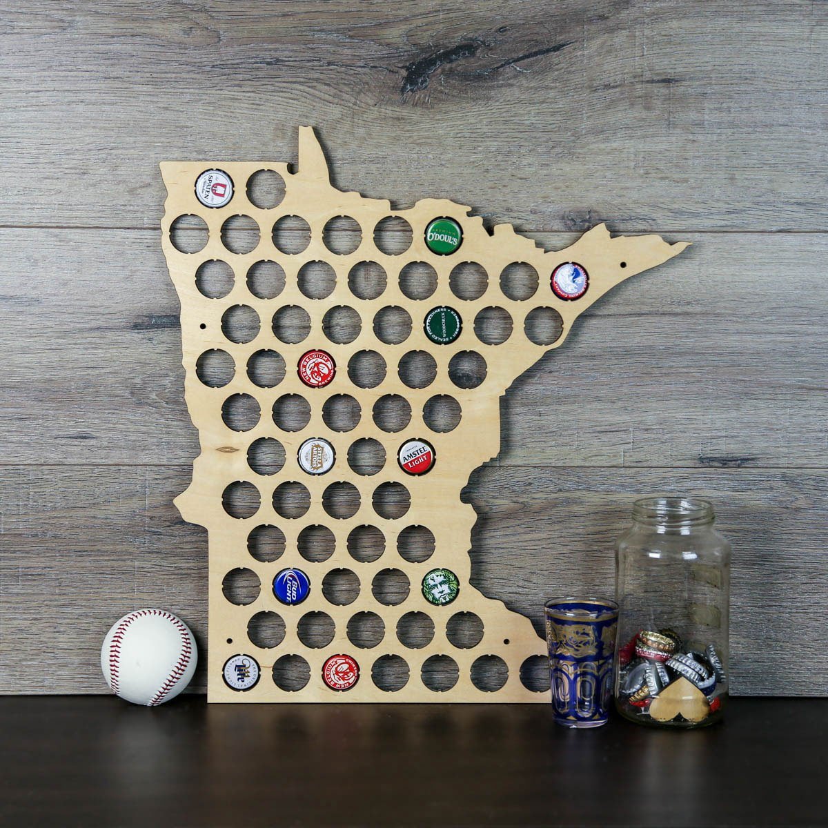 Minnesota Beer Cap Map