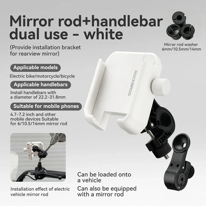 Bike Phone Holder Half Wrap Anti-Overload for 4.7-7.2''