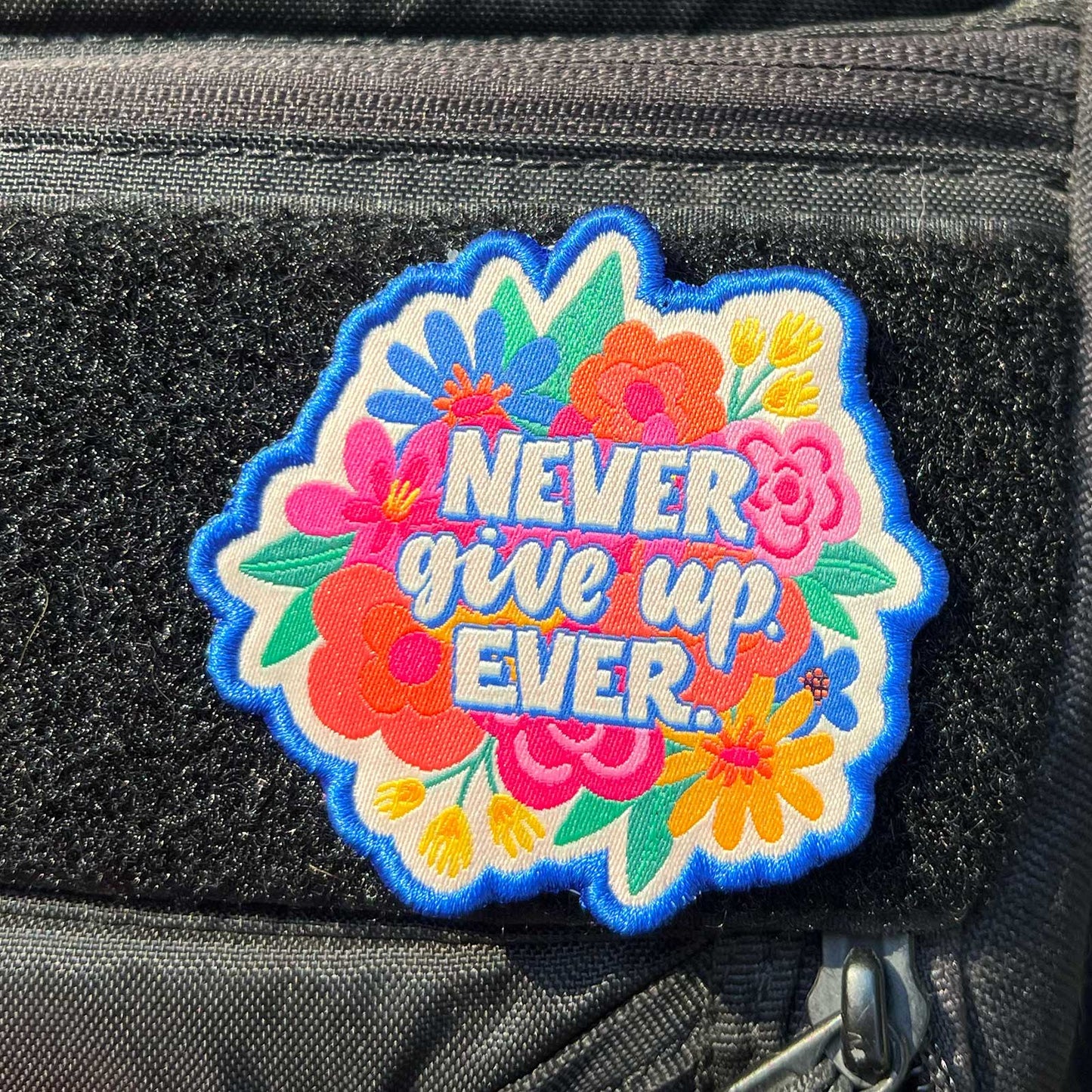 Never Give Up Disc Golf Patches®