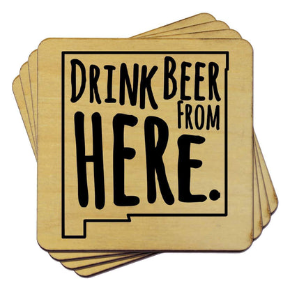 New Mexico Drink Beer From Here Coasters