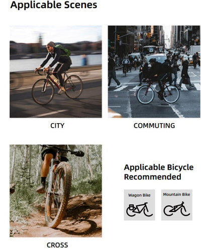 GINE ROCK-NYLON Bicycle Pedals