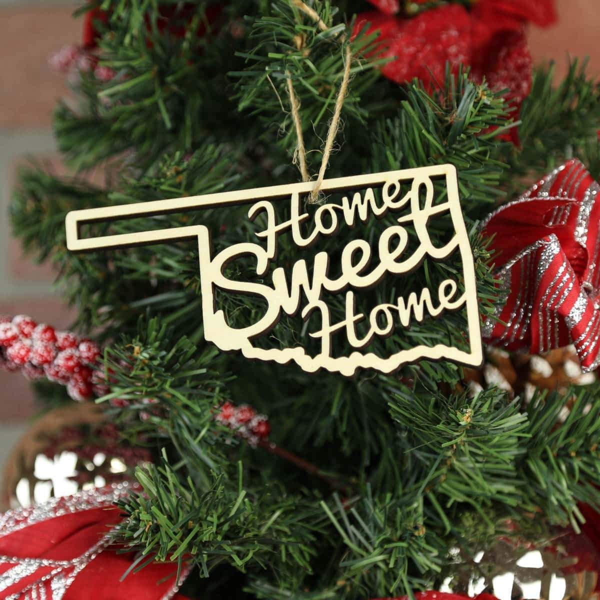 Oklahoma Home Sweet Home Ornaments
