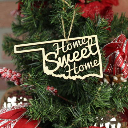 Oklahoma Home Sweet Home Ornaments