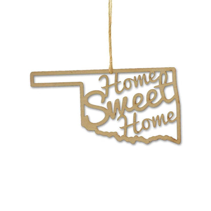 Oklahoma Home Sweet Home Ornaments