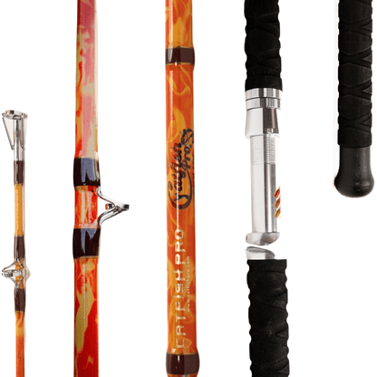 Orange Dragon Fire Casting Glow Rod