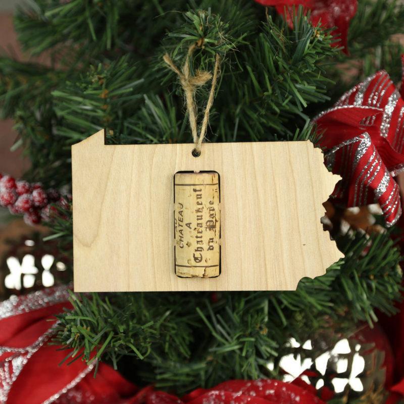 Pennsylvania Wine Cork Holder Ornaments
