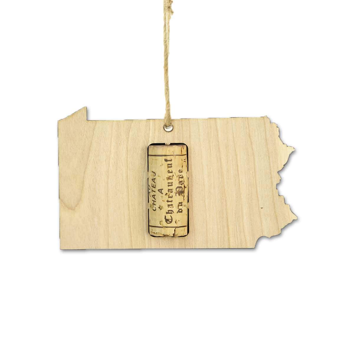 Pennsylvania Wine Cork Holder Ornaments
