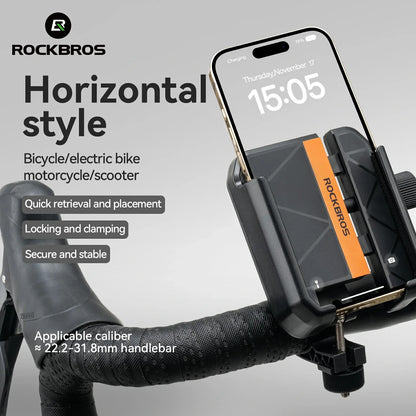 Bike Phone Holder Half Wrap Anti-Overload for 4.7-7.2''