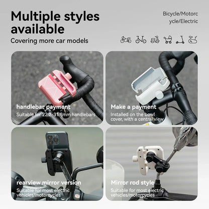Bike Phone Holder Half Wrap Anti-Overload for 4.7-7.2''