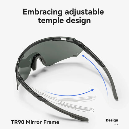 Photochromic Cycling Sunglasses with UV400 Protection, Prescription Ready