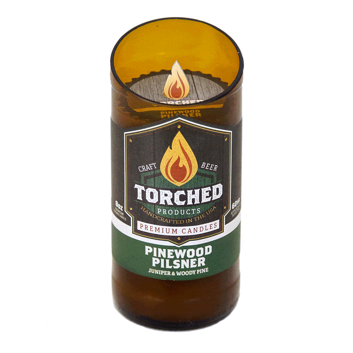 Pinewood Pilsner Beer Candle