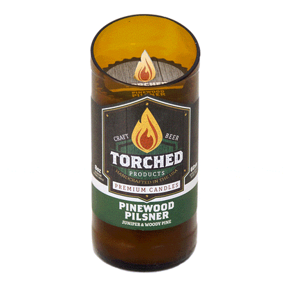 Pinewood Pilsner Beer Candle