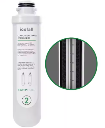 Composite Activated Carbon Filter pp T33 Water Filter Active Carbon Water Filter