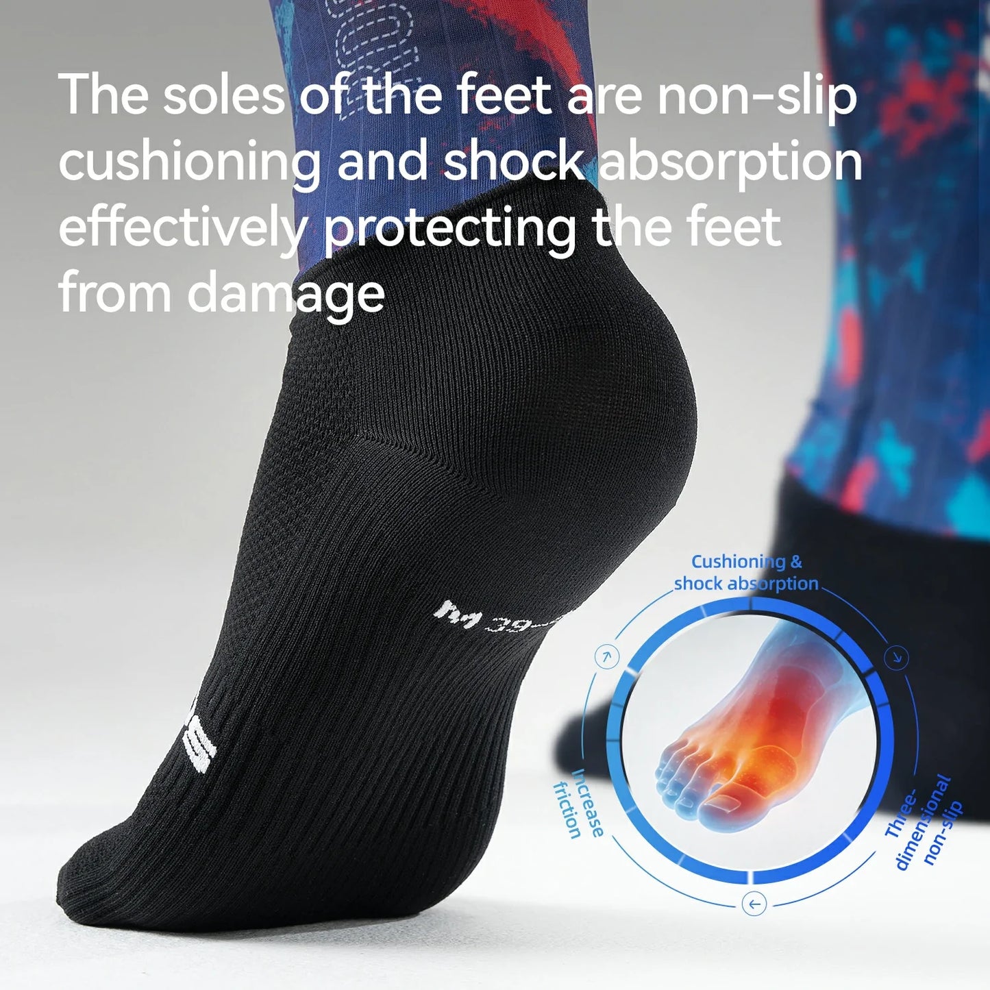 Professional Cycling Compression Socks Breathable