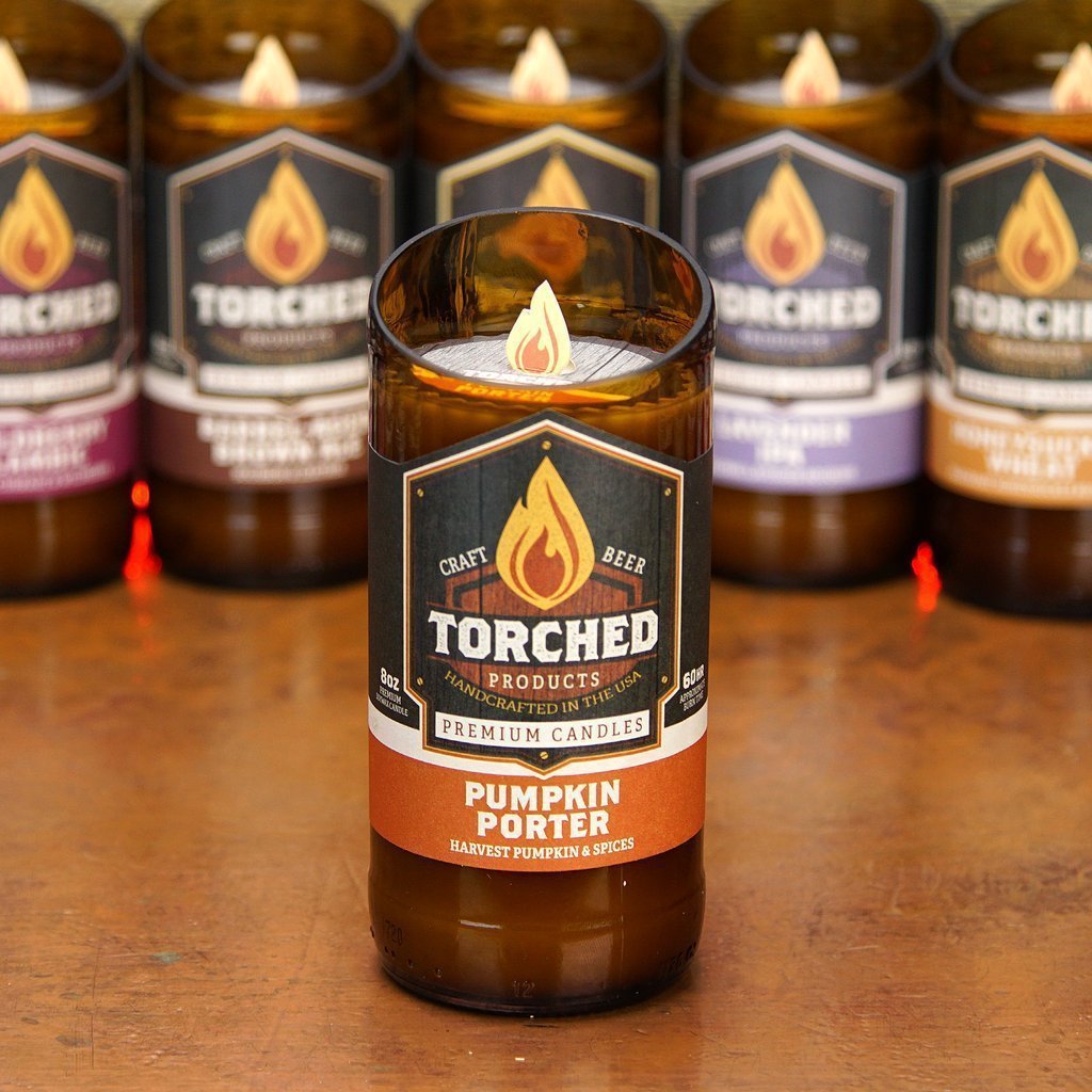 Pumpkin Porter Beer Candle
