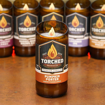 Pumpkin Porter Beer Candle