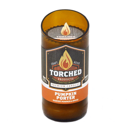 Pumpkin Porter Beer Candle