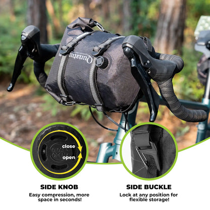 Bikepacking Front Handlebar Rack + Waterproof Compression Pack Set