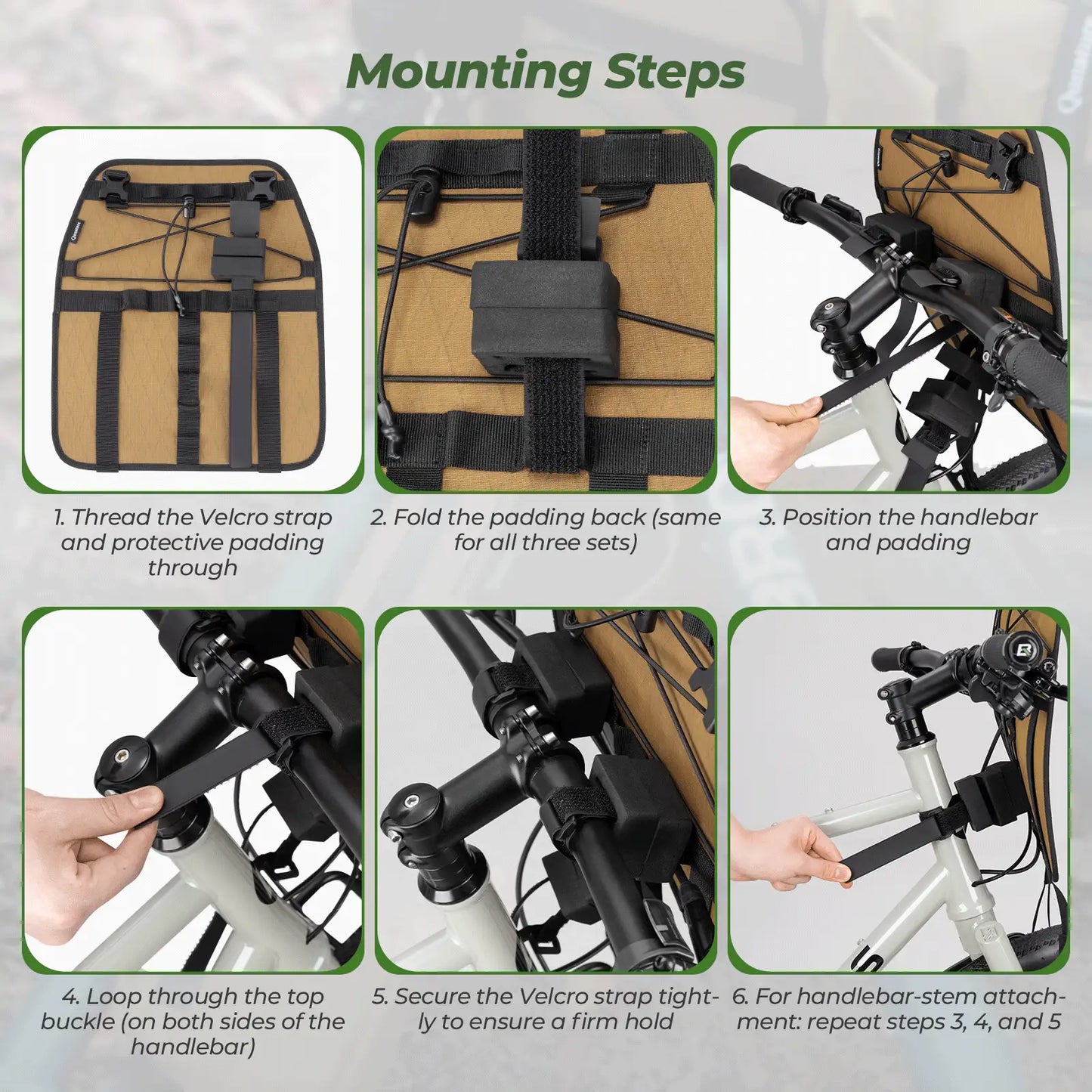 Bikepacking Front Handlebar Rack + Waterproof Compression Pack Set