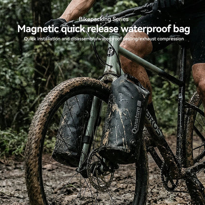 Magnetic 100% Waterproof Fork Bag Dry Bag 6L