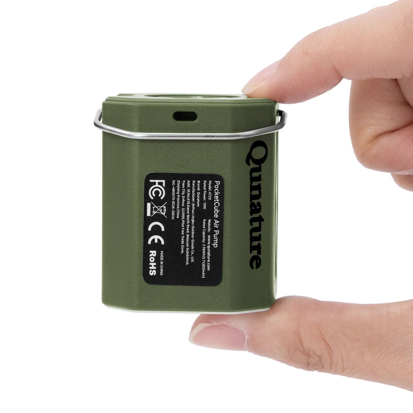 Qunature 4.2kPa Mini Air Pump with 800mAh LED